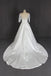 Long Sleeve Lace Tulle Wedding Dresses, Custom Made Long Wedding Gown, Cheap Wedding Gowns, WD202