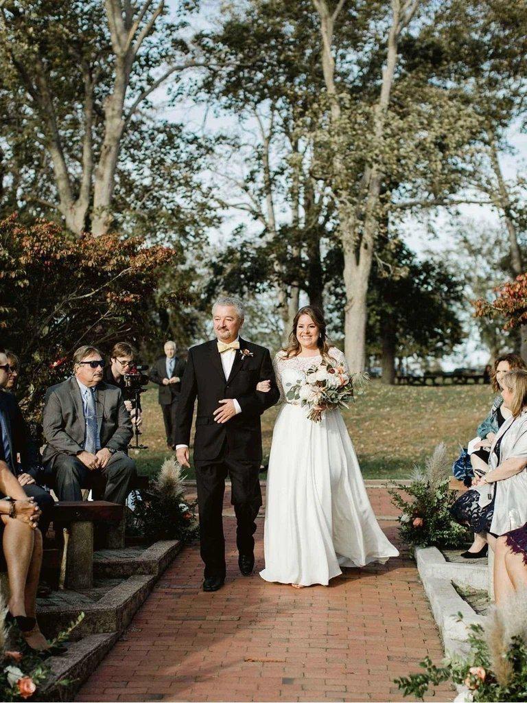 Long Sleeves Backless Plus Size Wedding Dresses Online, Cheap Bridal Dresses, WD639