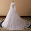 Long Sleeves Lace Beaded Cheap Wedding Dresses Online, Cheap Bridal Dresses, WD506