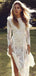 Long Sleeves Lace Mermaid Long Wedding Dresses Online, Cheap Bridal Dresses, WD532