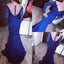 Long Sleeves Lace V Neck Mermaid See Through Back Long Prom Dress, WG573