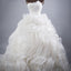 Luxurious Organza Ball Gown A line Wedding Bridal Dresses, Custom Made Wedding Dresses, Affordable Wedding Bridal Gowns, WD254