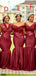 Mermaid Applique Sleeveless Cheap Long Bridesmaid Dresses Online, WG846