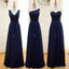 Mismatched Chiffon Simple Cheap Long Wedding Bridesmaid Dresses, WG357