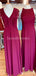 Mismatched Hot Pink Chiffon Long Bridesmaid Dresses Online, Cheap Bridesmaids Dresses, WG694