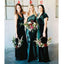 Mismatched Mermaid Green Sleeveless Cheap Long Bridesmaid Dresses Online,WG966