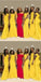 Mismatched Mermaid Yellow Cheap Long Bridesmaid Dresses Online,WG1010