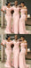 Mismatched Unique Mermaid Cheap Long Cheap Bridesmaid Dresses Online, WG638