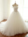 Off Shoulder Beaded A-line Lace Long Custom Cheap Wedding Dresses, WD304