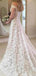 Off Shoulder Lace A-line Cheap Wedding Dresses Online, Cheap Bridal Dresses, WD547