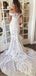 Off Shoulder Lace Mermaid Wedding Dresses, Cheap Wedding Gown, WD685