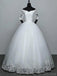 Off Shoulder Long Sleeves Ball Gown Cheap Wedding Dresses Online, Cheap Bridal Dresses, WD497