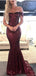 Off Shoulder Mermaid Sequin Cheap Long Evening Prom Dresses, Cheap Sweet 16 Dresses, 18387