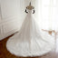 Off Shoulder Sweetheart A-line Lace Long Custom Cheap Wedding Bridal Dresses, WD299