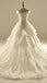 Off Shoulder V Neckline Lace Long Tail Wedding Dresses, Custom Made Wedding Dresses, Cheap Wedding Gowns, WD219