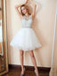 Off White Beading String Jewel Cheap Homecoming Dresses Online, Cheap Short Prom Dresses, CM761