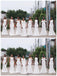 Off White Mismatched Mermaid Cheap Long Cheap Bridesmaid Dresses Online, WG643