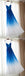 Ombre Blue Chiffon Sweetheart Neckline Long Evening Prom Dresses, Popular Cheap Long Custom Party Prom Dresses, 17314