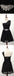 One Shoulder Black Homecoming Prom Dresses, Affordable Short Party Corset Back Prom Dresses, Perfect Homecoming Dresses, CM230