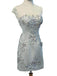 One Shoulder Grey Mermaid Tight Short Homecoming Dresses Online, CM691