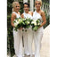 One Shoulder Off White Long Bridesmaid Dresses Online, Cheap Bridesmaids Dresses, WG708