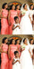 Orange Mermaid Jewel Cheap Long Bridesmaid Dresses Online,WG1392