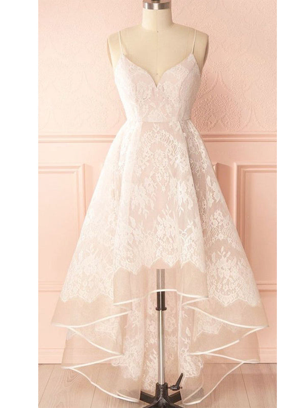Pink Spaghetti Straps V-neck Short Homecoming Dresses,Cheap Short Prom Dresses,CM920