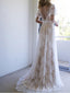 Plain Lace Cap Sleeves V-neck Cheap Wedding Dresses Online, Cheap Lace Bridal Dresses, WD476