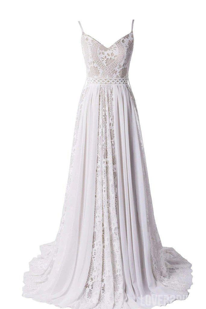 Popular Lace Cheap Boho Wedding Dresses Online, Popular Bridal Dress, WD676