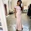 Popular Pale Pink Cheap Mermaid Long Bridesmaid Dresses Online, WG550