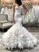 Popular Strapless Scoop Neck Mermaid Wedding Dresses Online, WD405