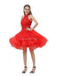 Red Halter Beaded Cheap Homecoming Dresses Online, Cheap Short Prom Dresses, CM804