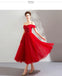 Red Off Shoulder Short Homecoming Dresses,Cheap Short Prom Dresses,CM910