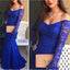 Royal Blue Prom Dresses,Party Prom Dresses,Sexy Prom Dresses,Lace Prom Dresses,Long Sleeve Prom Dresses,Inexpensive Evening Dresses,Prom Dresses Online,PD0116