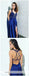 Royal Blue Sexy Backless Lace Cheap Long Evening Prom Dresses, Cheap Sweet 16 Dresses, 18329