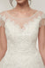 Scoop Cap Sleeves Lace A-line Cheap Wedding Dresses Online, Unique Bridal Dresses, WD570