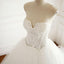 See Through V Neck A-line Lace Long Custom Cheap Wedding Bridal Dresses, WD300