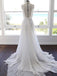 Sexy Backless Side Slit Beach Wedding Dresses Online, Cheap Beach Bridal Dresses, WD455