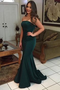 Sexy Green Mermaid Sweetheart Cheap Long Bridesmaid Dresses,WG1249