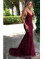 Sexy Lace Mermaid Long Cheap Evening Prom Dresses, Cheap Custom Party Prom Dresses, 18577