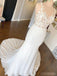 Sexy Mermaid Scoop Cheap Wedding Dresses Online, Cheap Wedding Gown, WD671