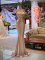 Sexy Rose Gold Mermaid Spaghetti Straps Maxi Long Prom Dresses Online,13048