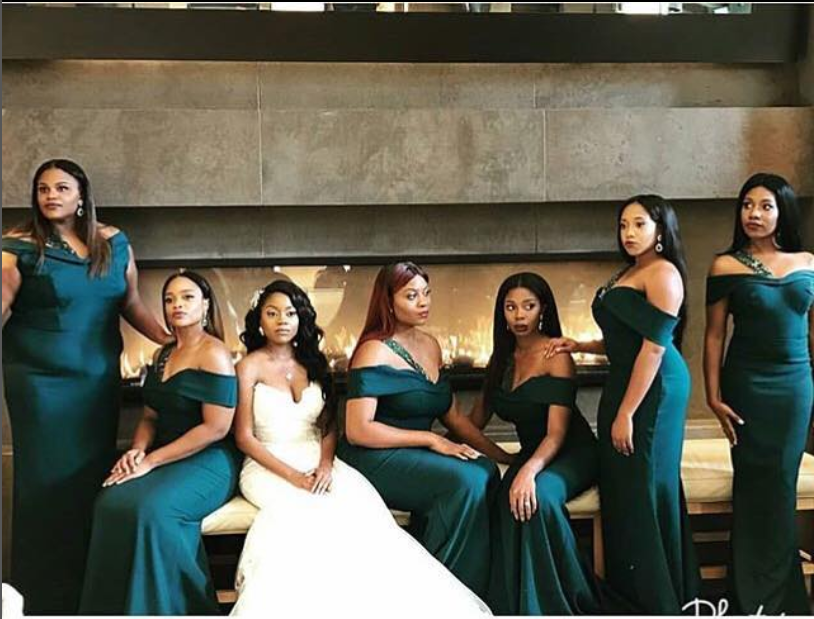 Sexy Teal Mermaid Off Shoulder Cheap Long Bridesmaid Dresses,WG1425