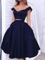 Sexy Two Pieces Navy Short Cheap Homecoming Dresses Under 100, CM393