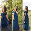 Short Sleeve Off Shoulder Long Charming Wedding Bridesmaid Dresses, WG343