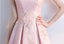 Simple Cap Sleeve Blush Pink Cheap Homecoming Dresses Online, CM698