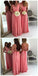 Simple Cheap Jersey Convertible Open Back Sexy Long High Quality Handmade Bridesmaid dresses, WG45