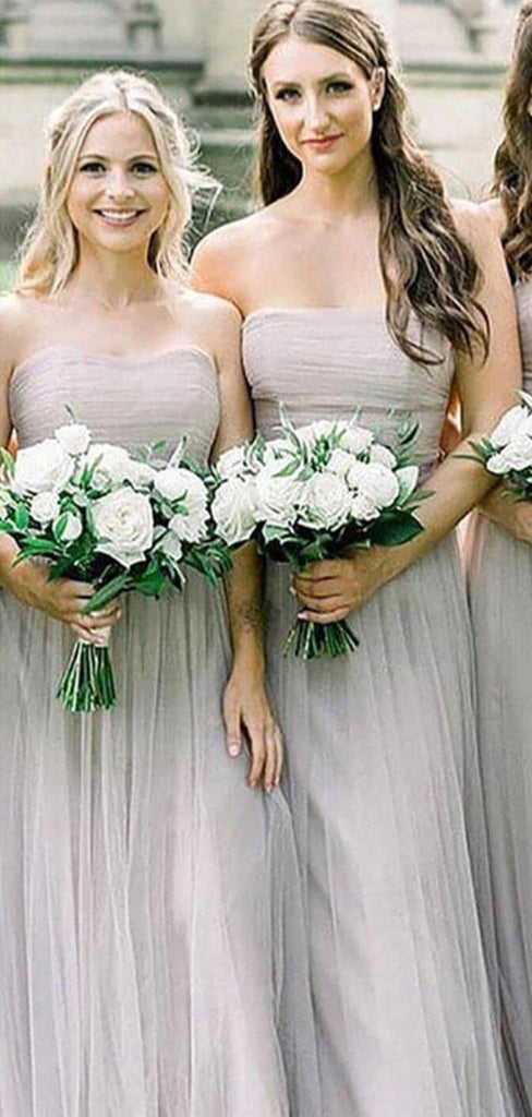 Simple Chiffon Long Bridesmaid Dresses Online, Cheap Bridesmaids Dresses, WG692