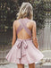 Simple Dusty Pink Sexy Casual Cheap Homecoming Dresses Under 100, CM542