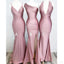 Simple Dusty Rose Cheap Mermaid Long Bridesmaid Dresses Online, WG548